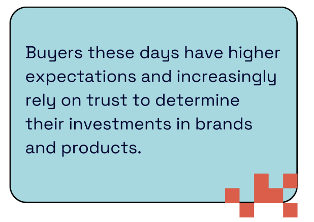 buyers have high expectations